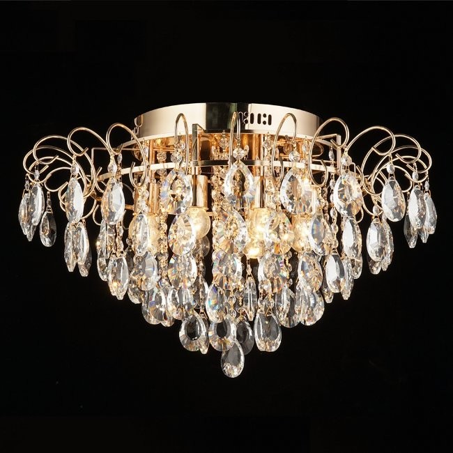 Потолочная хрустальная люстра Wedo Light Бруна 70653.01.01.08