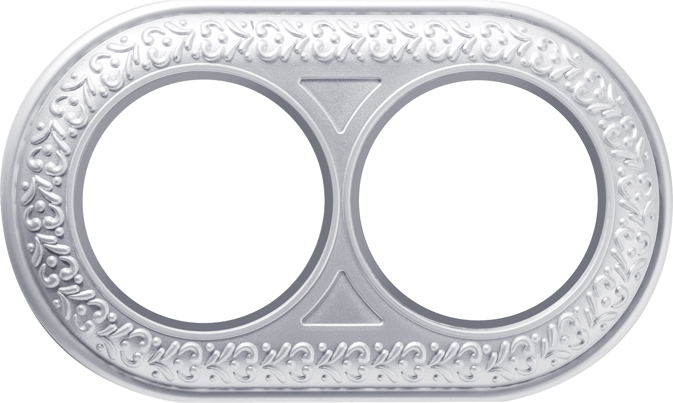 Werkel WL70-frame-02/ Рамка на 2 поста (жемчужный)