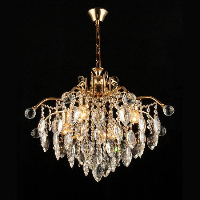 Подвесная хрустальная люстра Мареик Wedo Light 70640.01.01.04