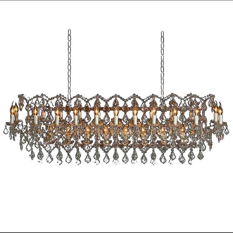 Подвесная хрустальная люстра Rococo L'Arte Luce Luxury L27903