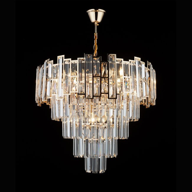 Подвесная хрустальная люстра Хенни Wedo Light 70656.01.01.08