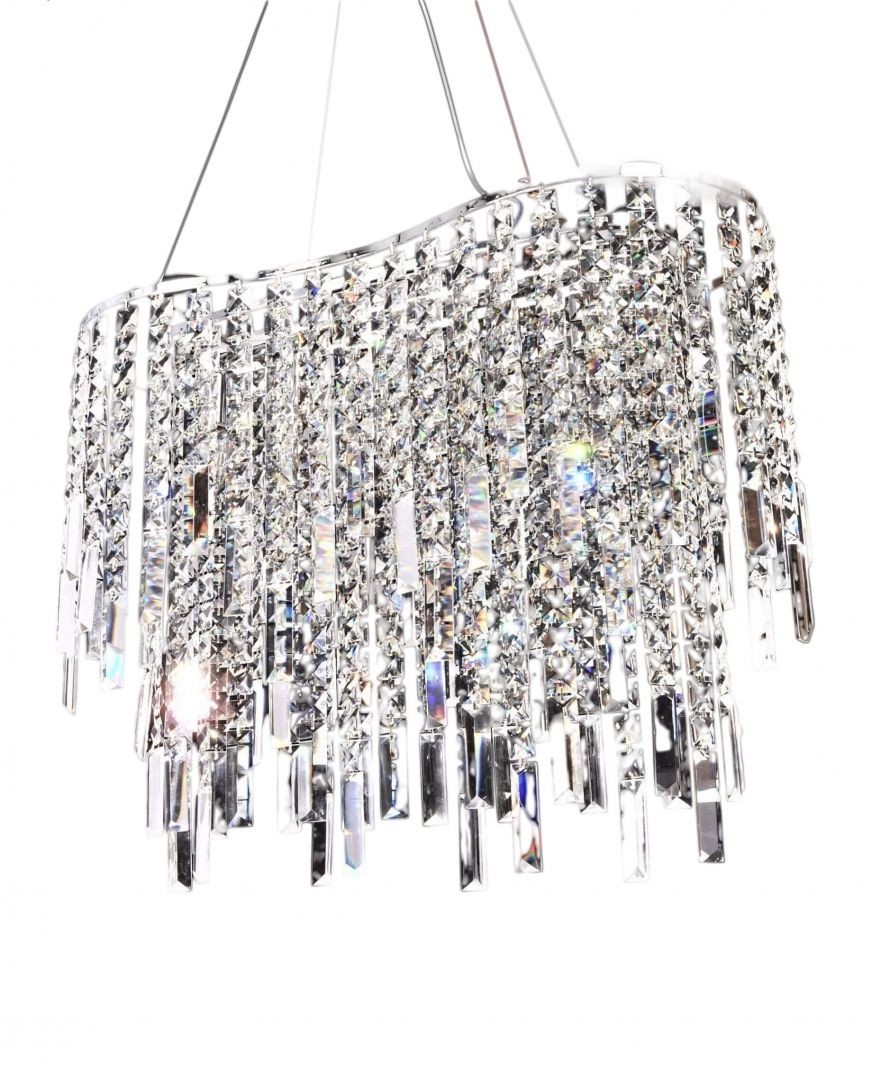 Подвесная хрустальная люстра Zucchero Lumina Deco LDP 2159-800 CHR