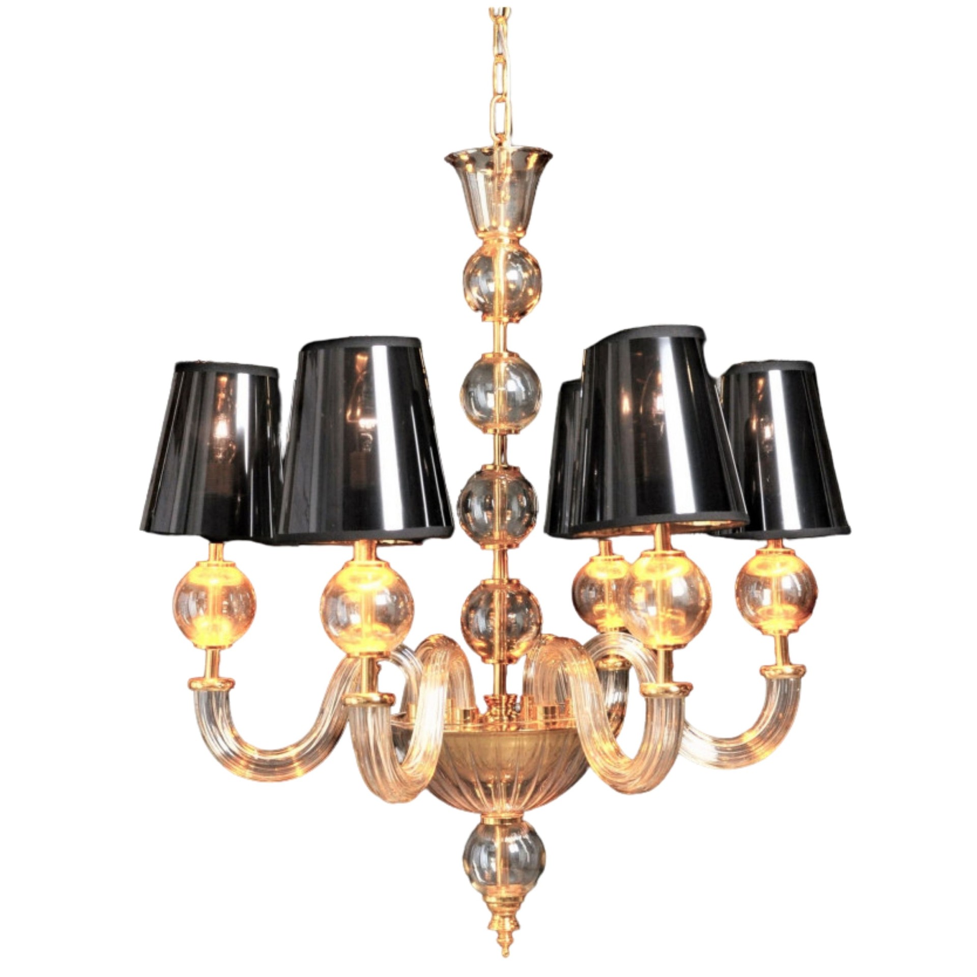 Подвесная люстра Lumina Deco Stefanea LDP 5012-6 BK