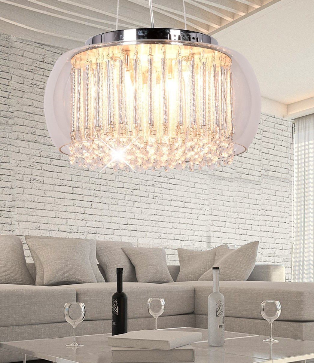 Подвесная хрустальная люстра Gusto Lumina Deco LDP 7019-500 PR