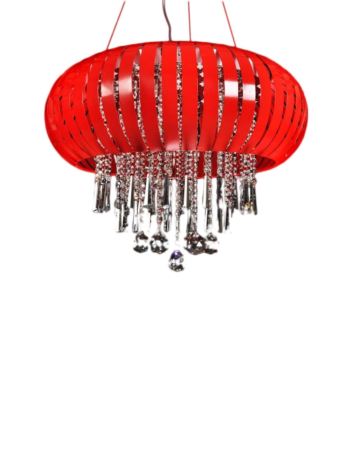 Подвесная хрустальная люстра Armada Lumina Deco LDP 878 RD