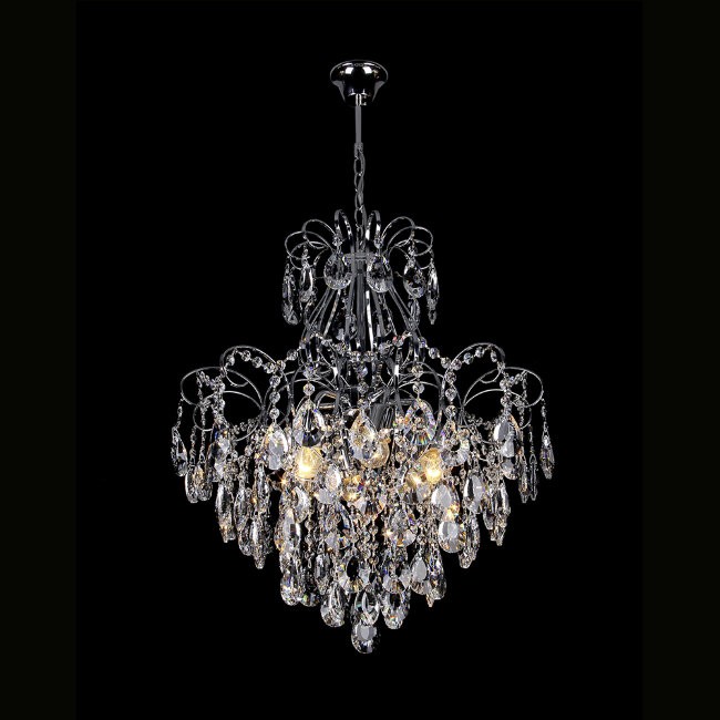 Подвесная хрустальная люстра Камиля Wedo Light 70675.01.01.06