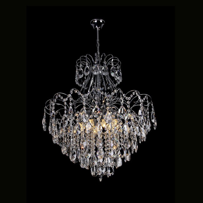 Подвесная хрустальная люстра Камиля Wedo Light 70675.01.01.08