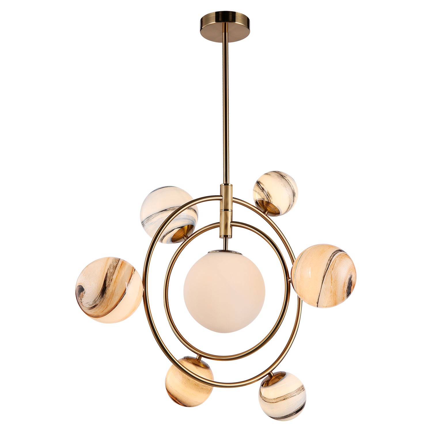 Люстра на штанге Lussole LOFT Scope LSP-8259