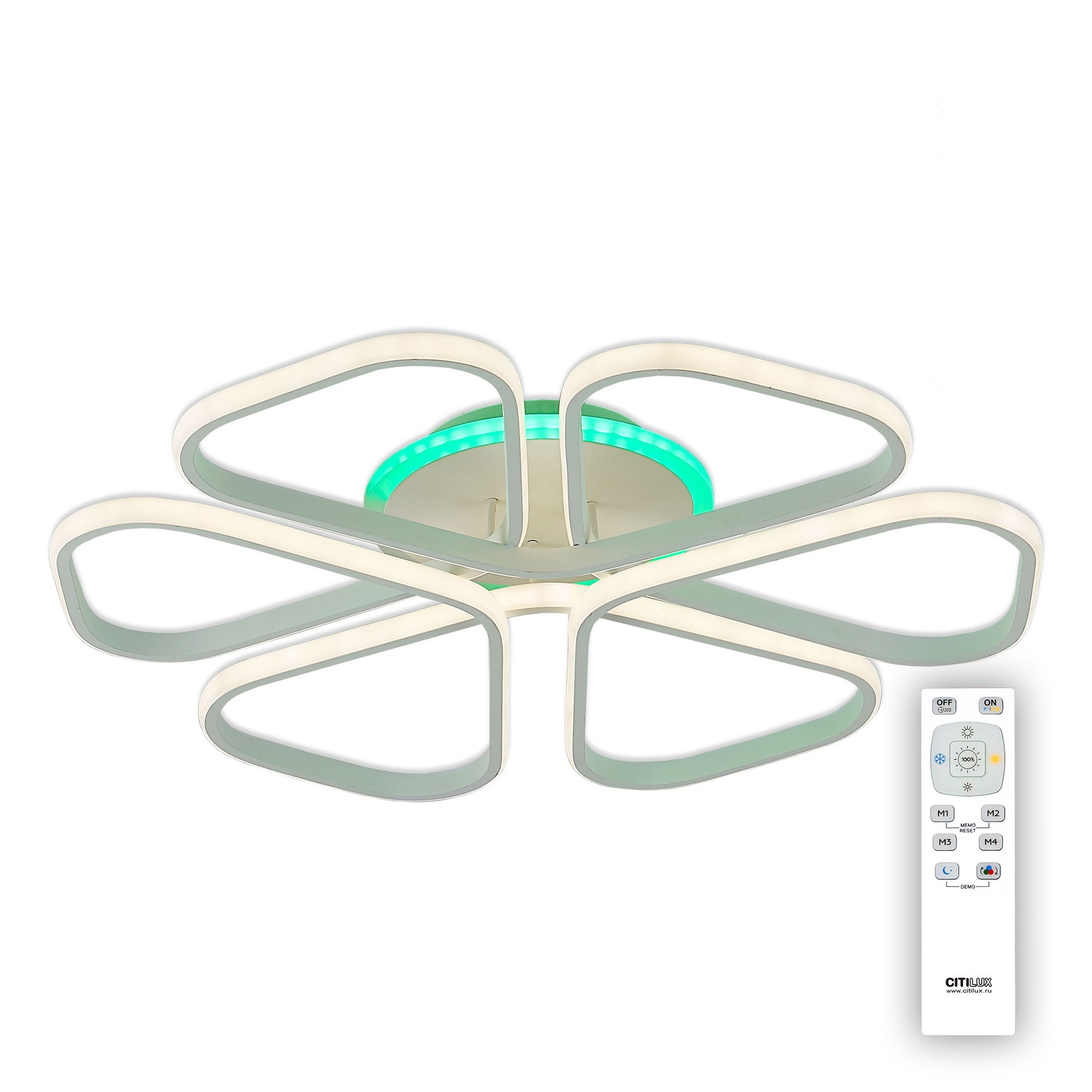 Потолочная люстра с пультом Сезар Citilux CL233270RGB
