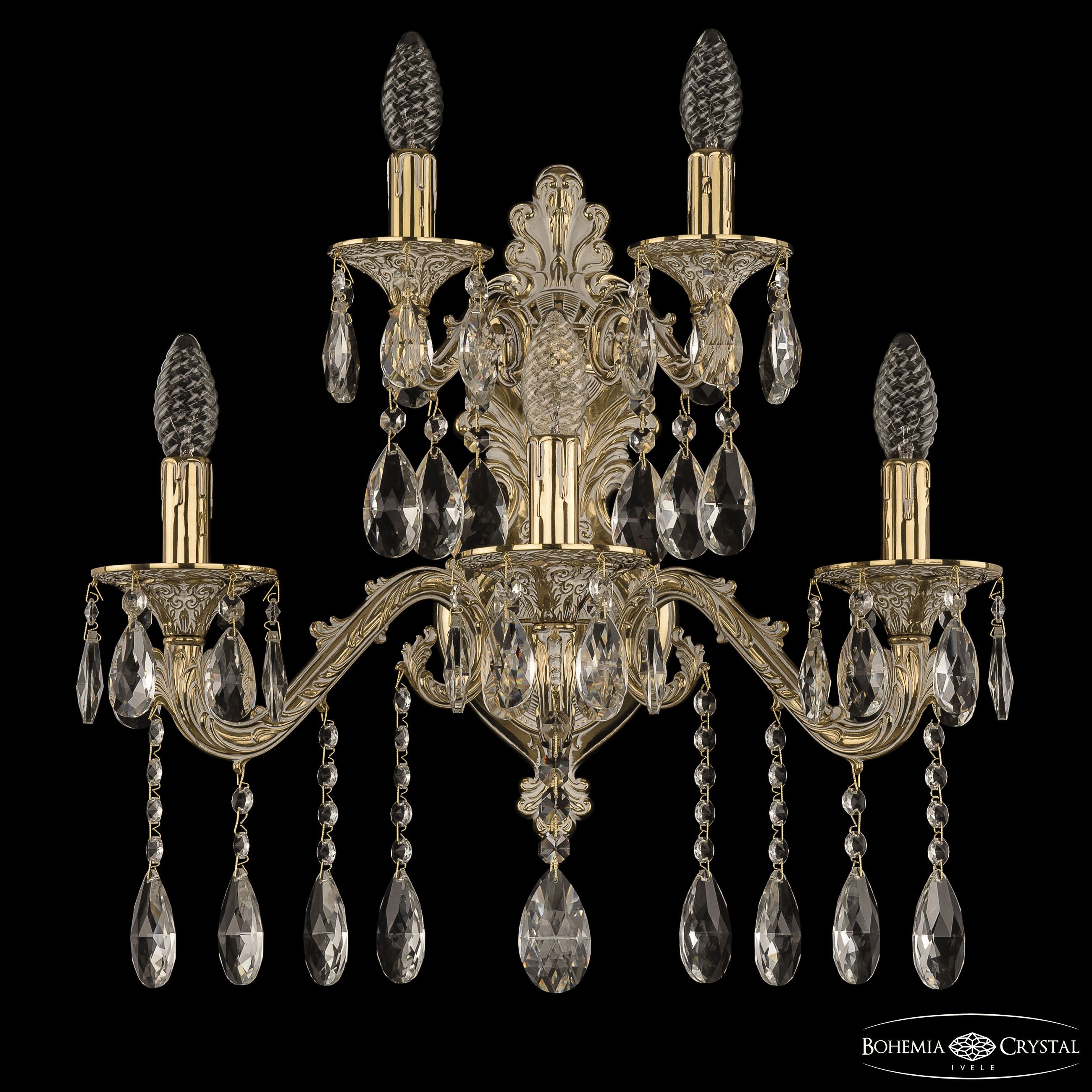 Настенное бра Bohemia 7102 7102B16/3+2/210 A GW