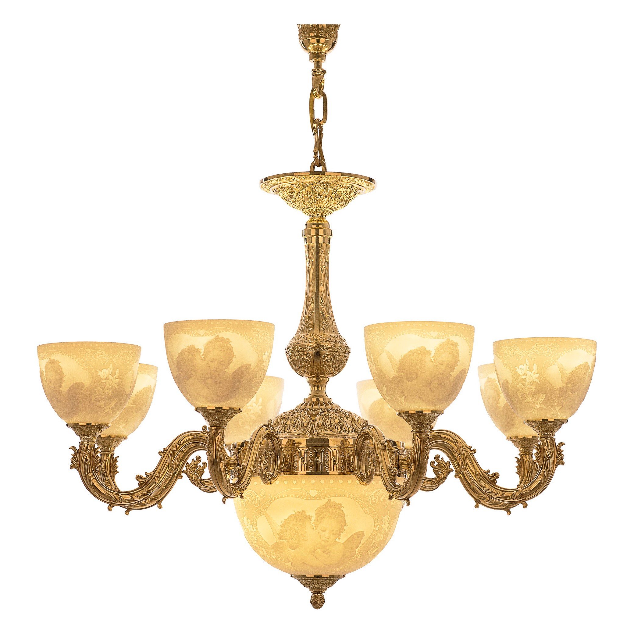 Подвесная люстра Bohemia 7101 71101P/8/210 G P1 U Angel