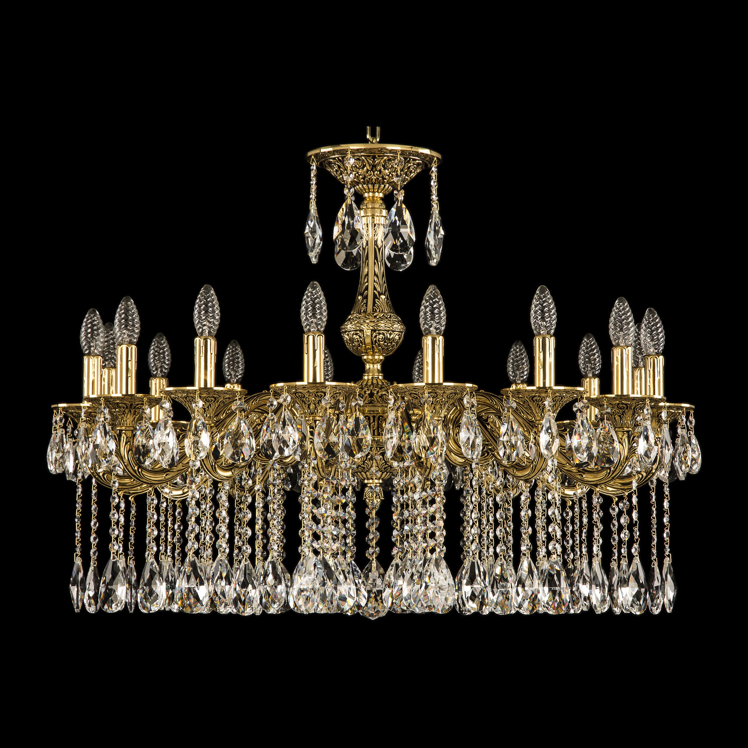 Подвесная хрустальная люстра 7102 Bohemia 71102/16/300 A GB