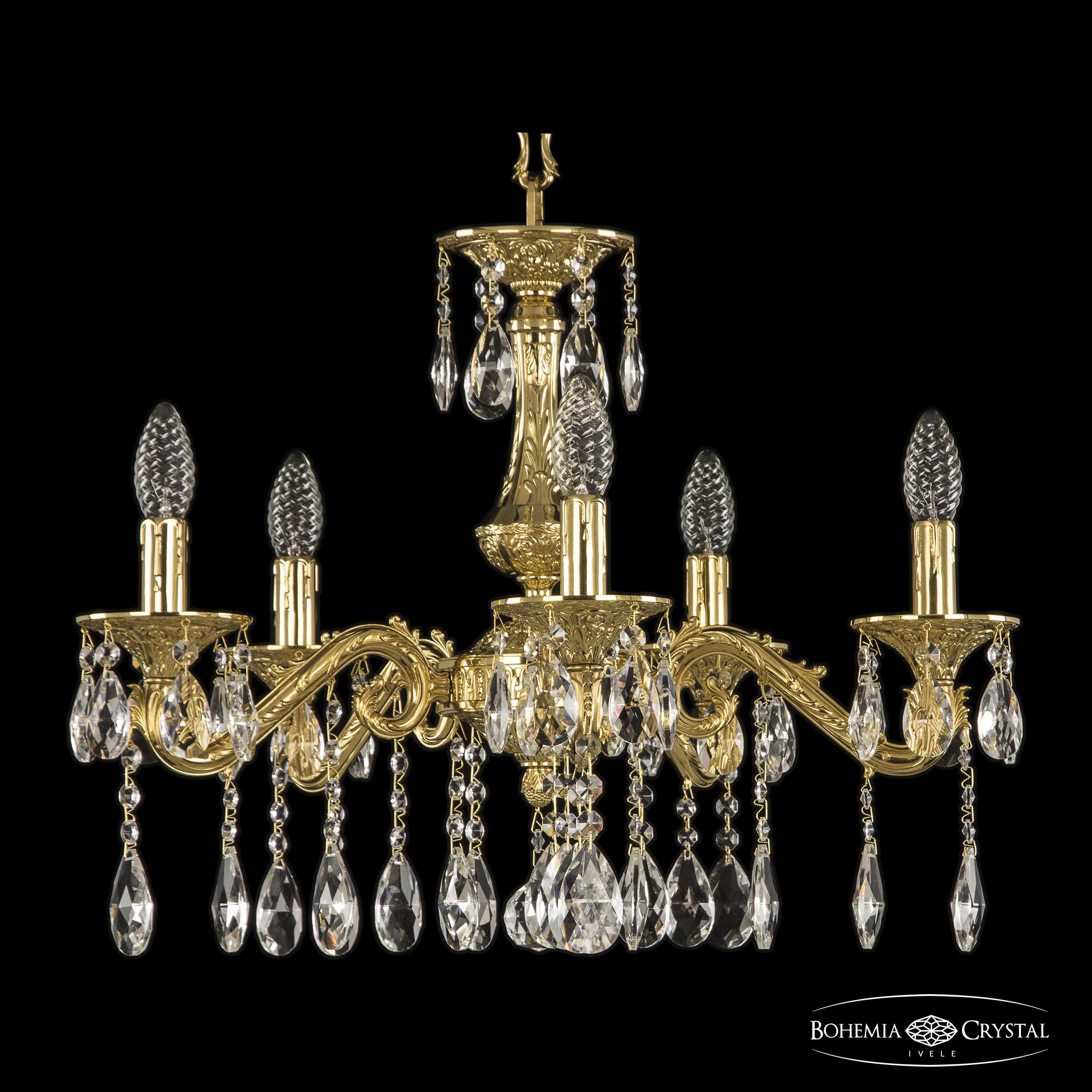 Подвесная хрустальная люстра 7102 Bohemia 71102/5/175 A G