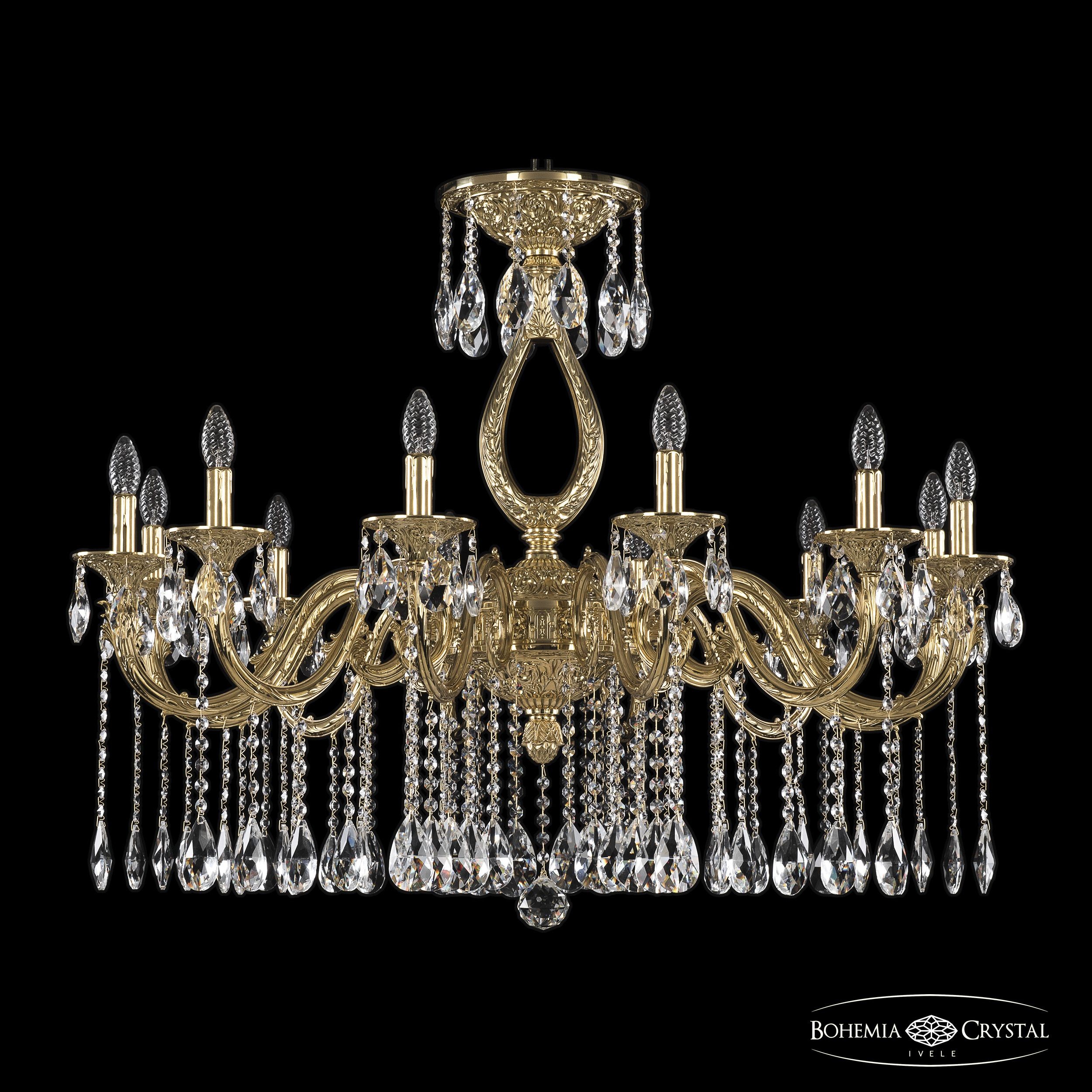 Подвесная хрустальная люстра 7101 Bohemia 71301/12/360 A G