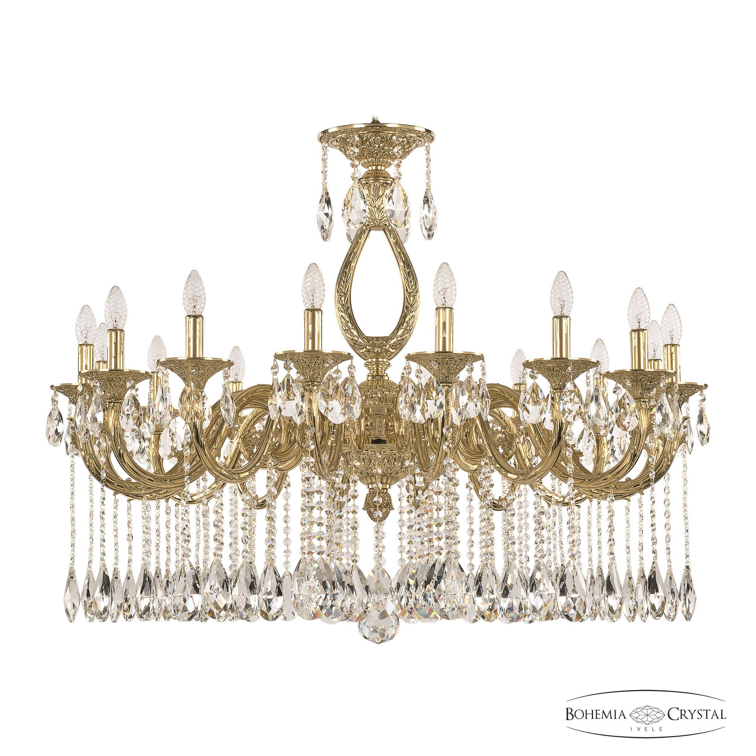 Подвесная хрустальная люстра 7101 Bohemia 71301/16/360 A G