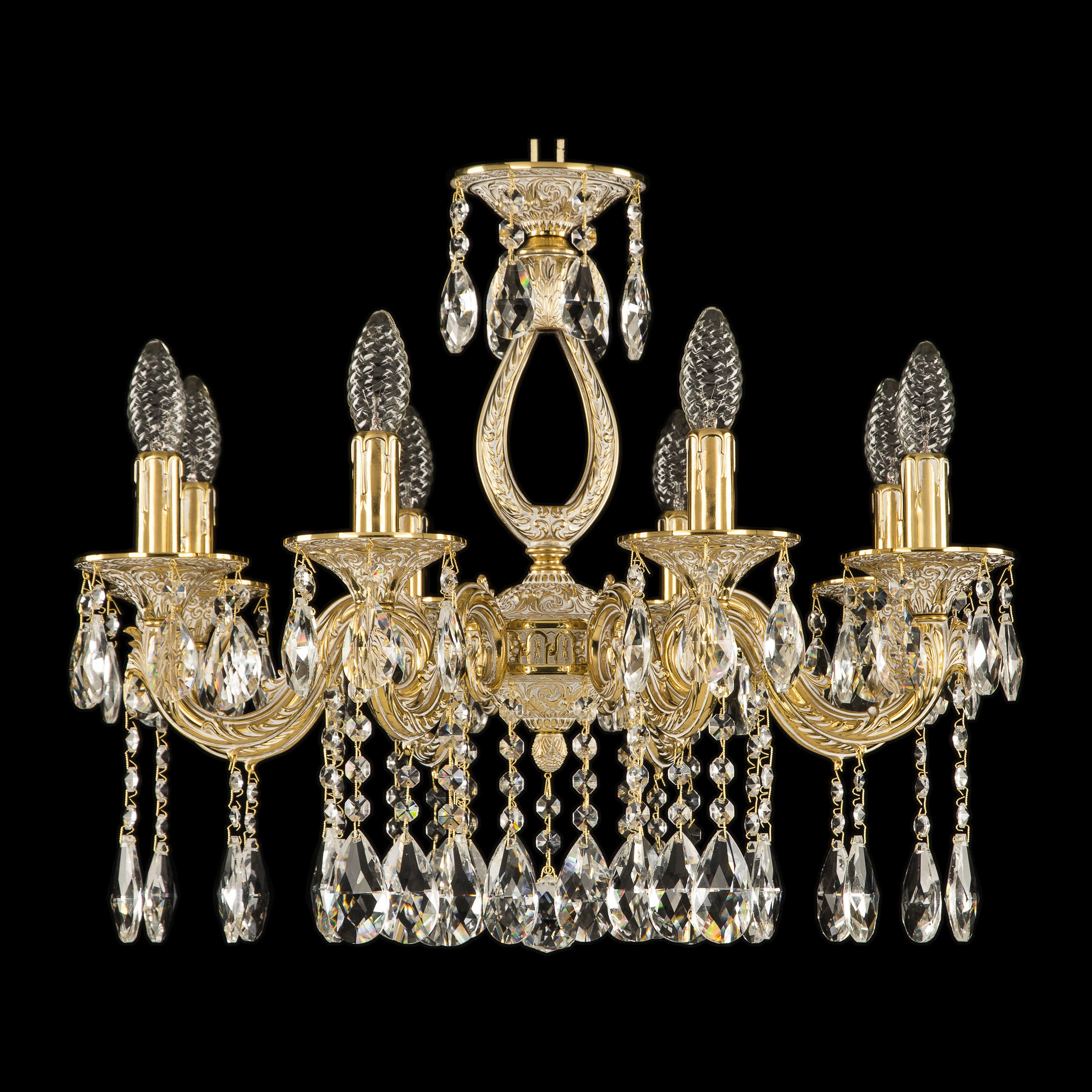 Подвесная хрустальная люстра 7101 Bohemia 71301/8/175 A GW