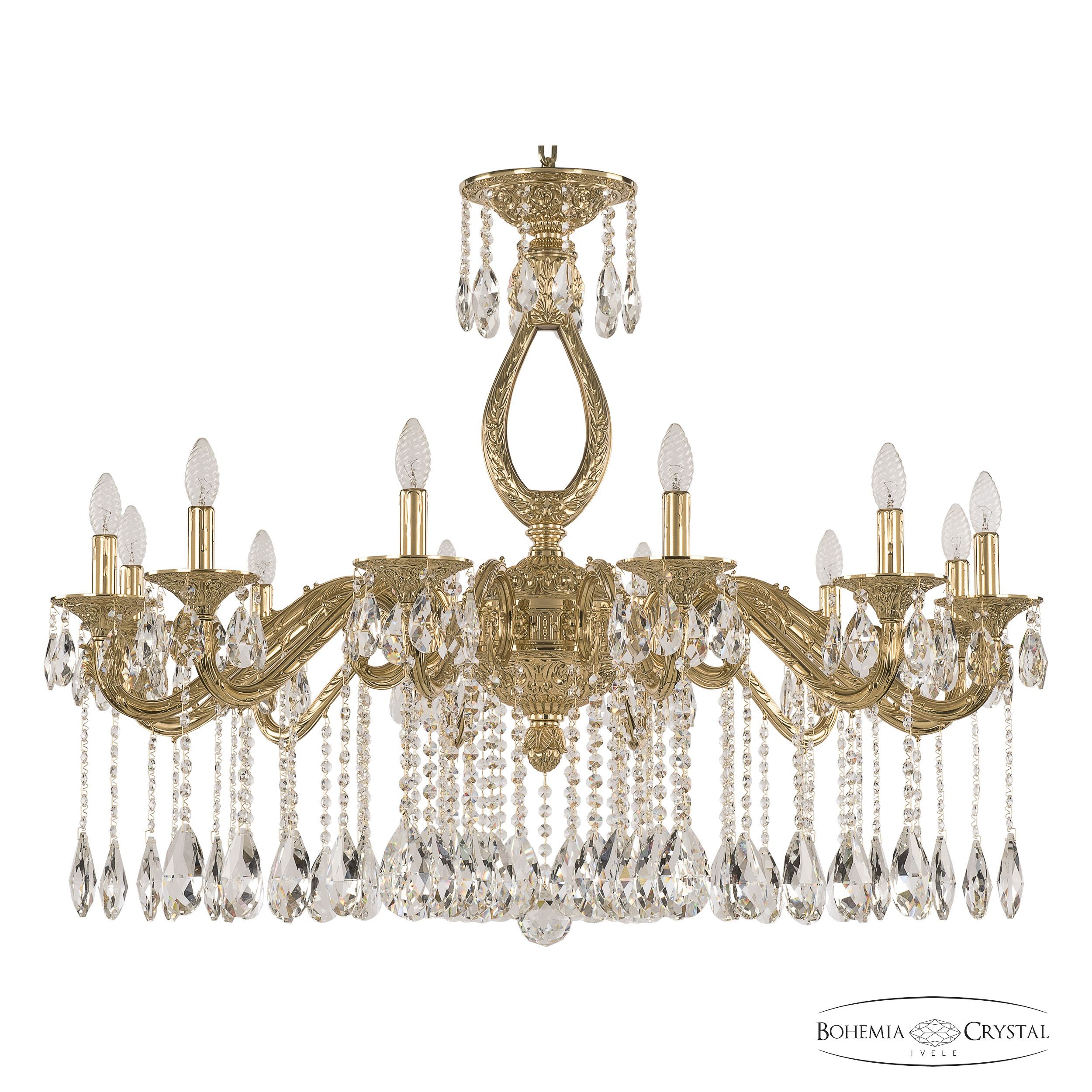 Подвесная хрустальная люстра 7102 Bohemia 71302/12/360 A G