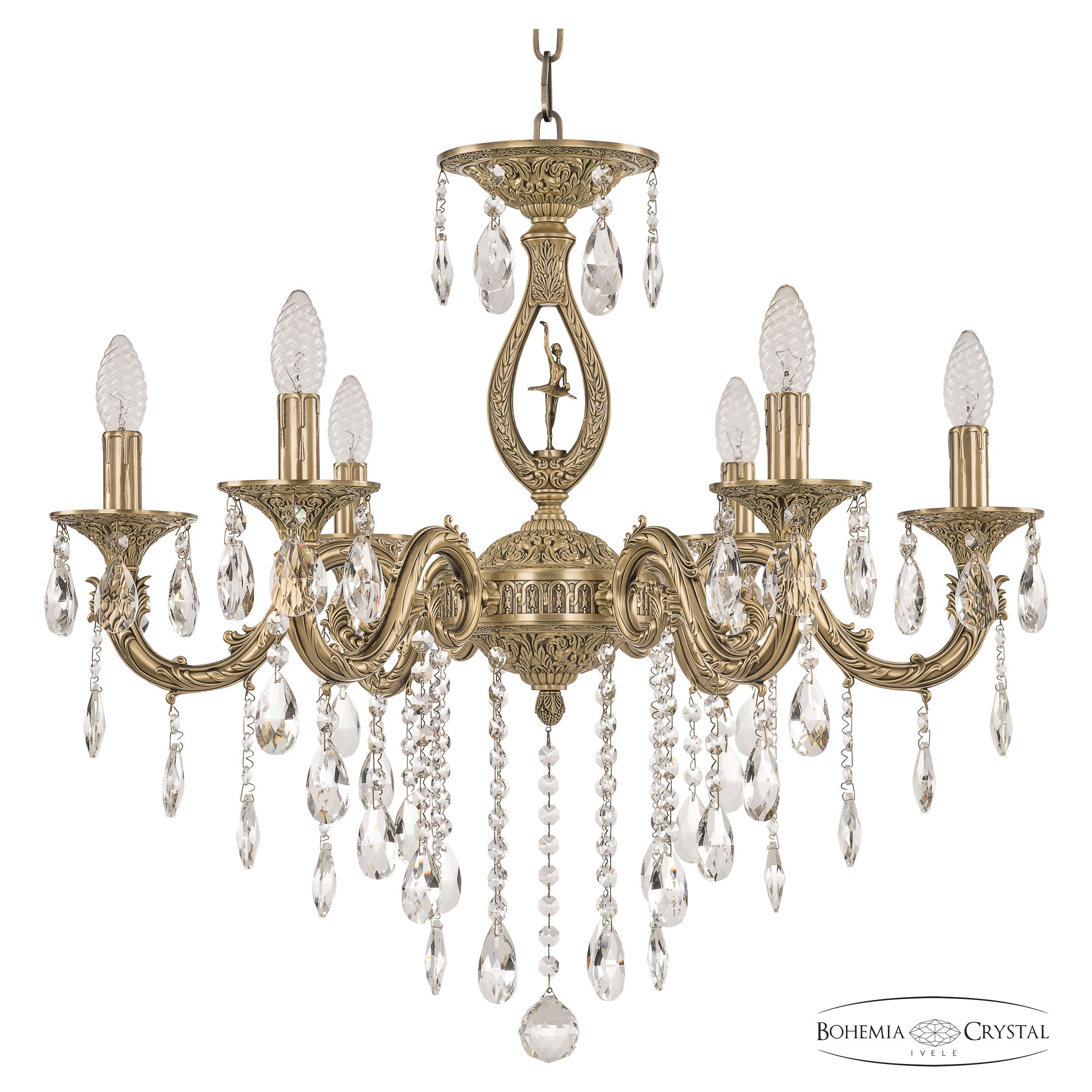 Подвесная хрустальная люстра 7101 Bohemia 71401/6/210 B FP FD2S