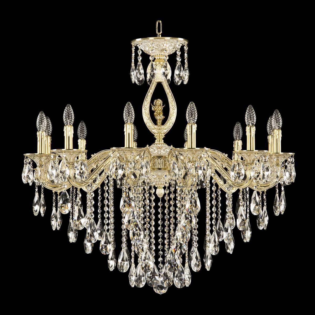 Подвесная хрустальная люстра 7102 Bohemia 71402/12/300 B GW FA3M