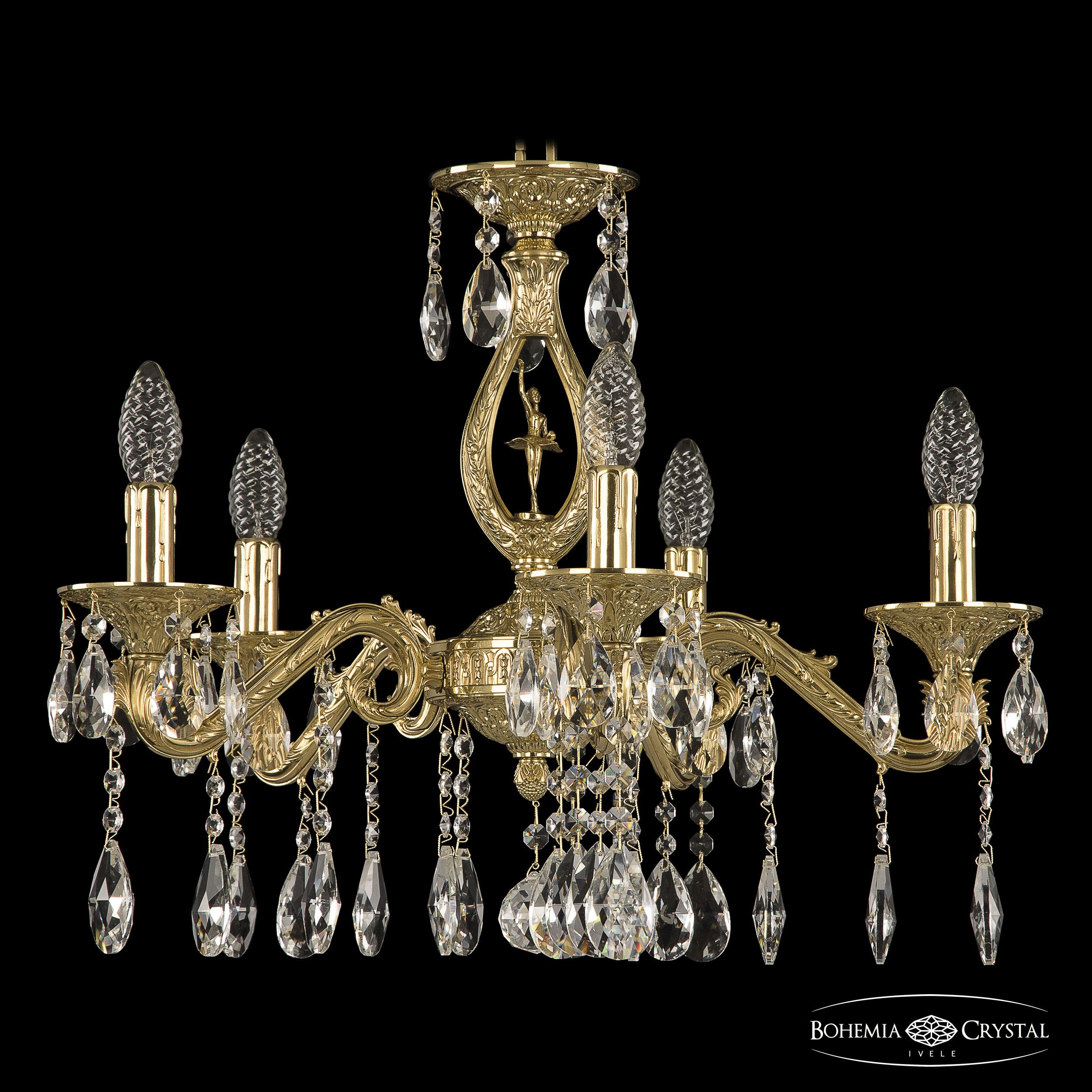 Подвесная хрустальная люстра 7102 Bohemia 71402/5/175 A G FD2S