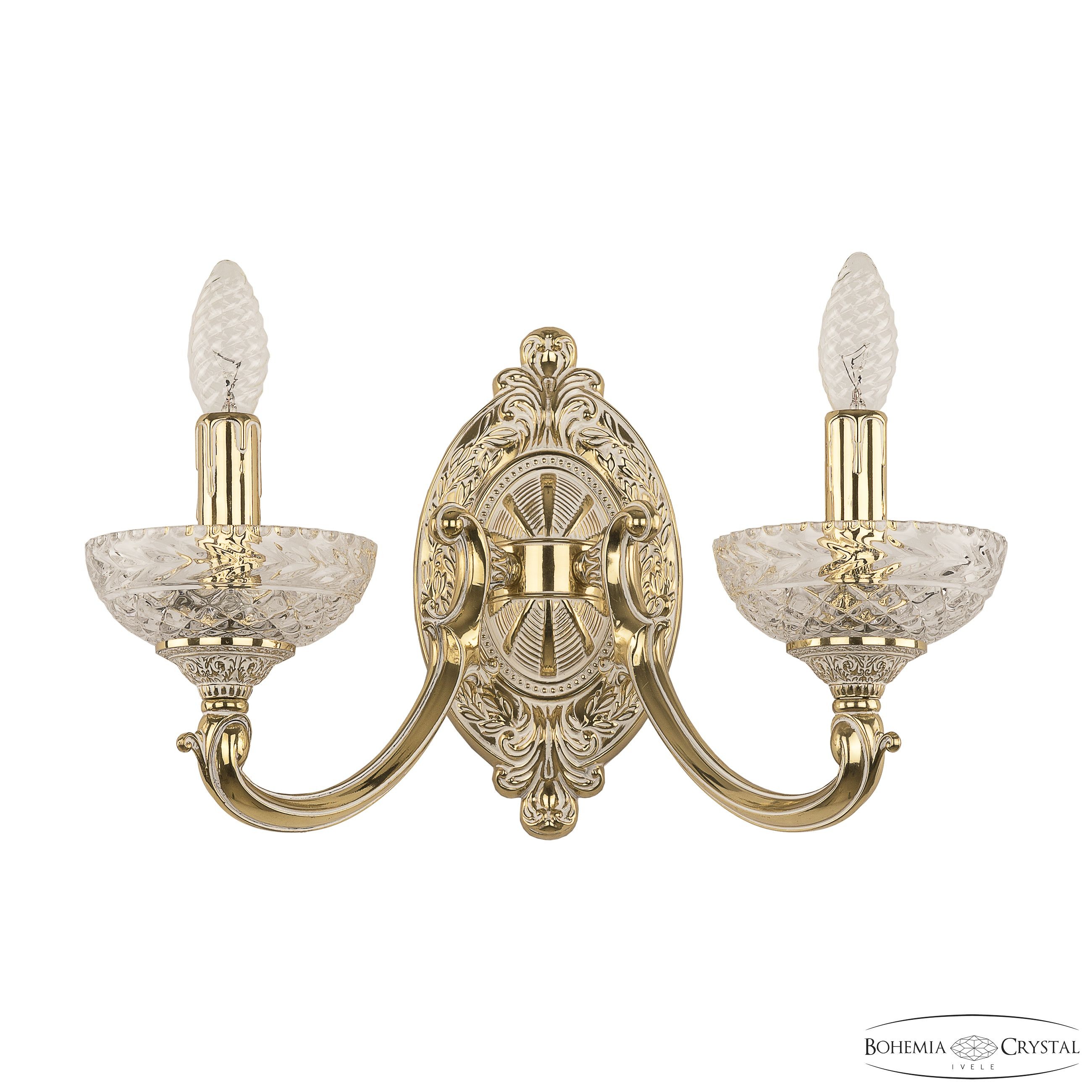 Настенное бра Bohemia 7209 7209B10/2/175 GW P Clear/M-1F