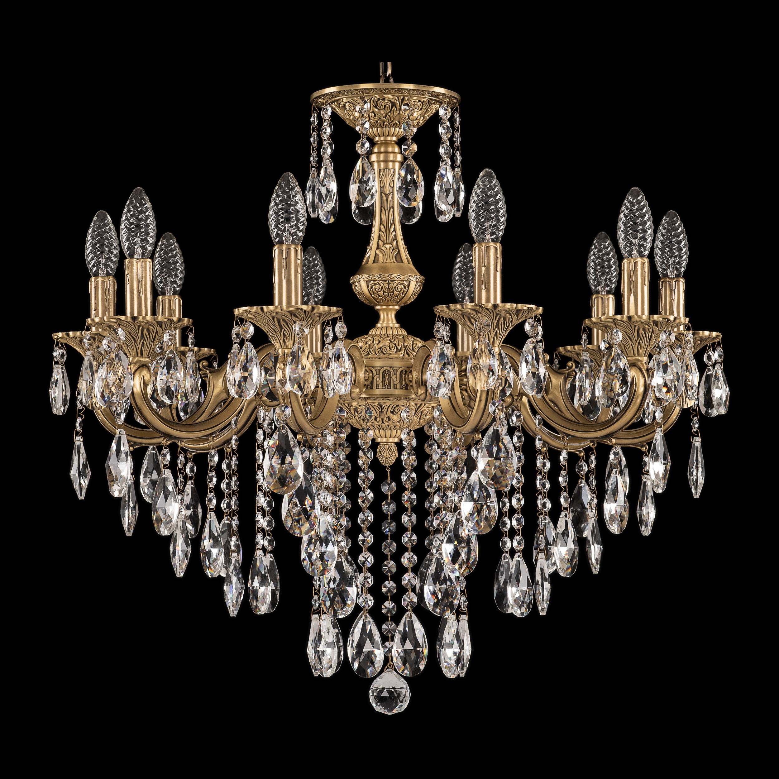 Подвесная хрустальная люстра 7201 Bohemia 72101/10/210 B FP