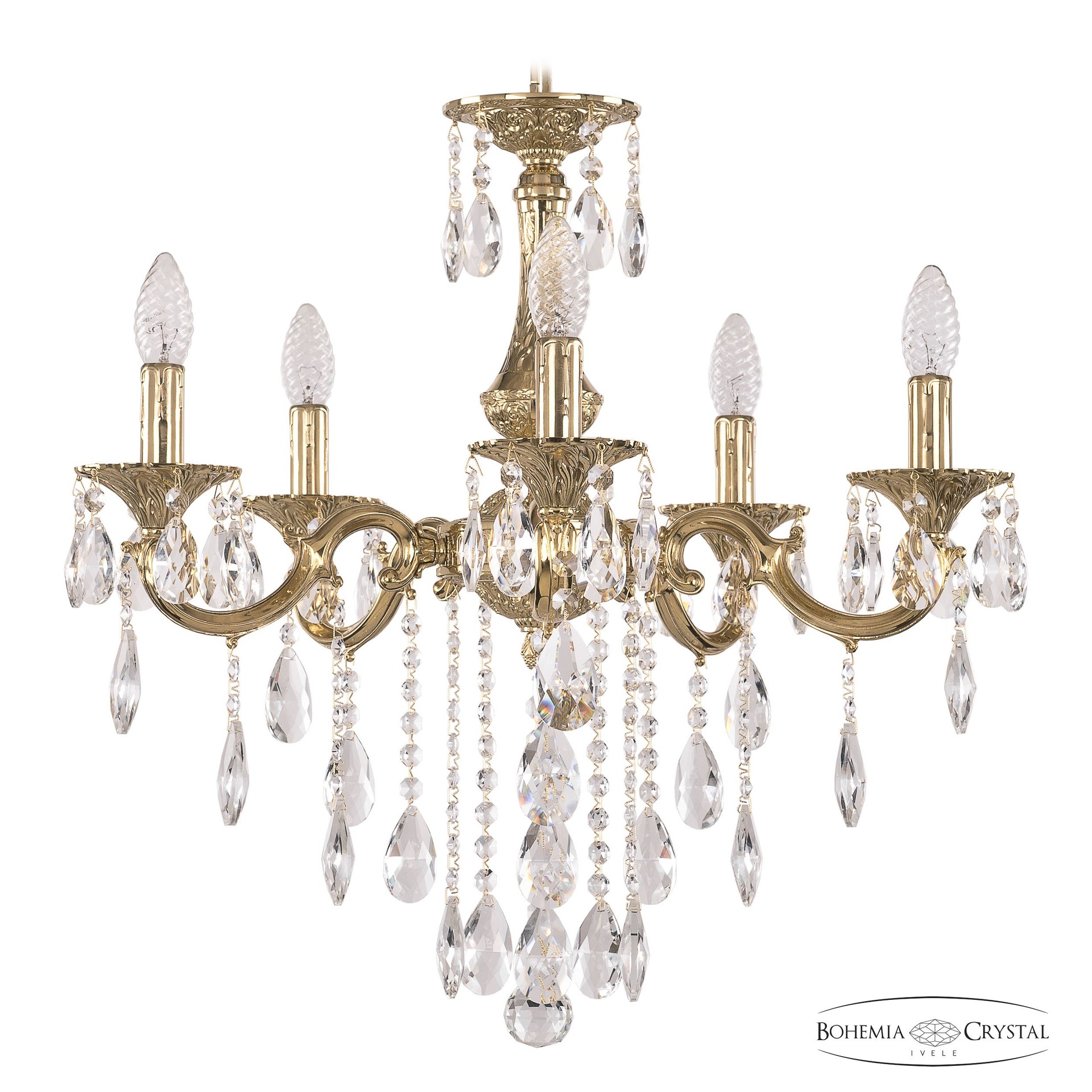 Подвесная хрустальная люстра 7201 Bohemia 72101/5/175 B G