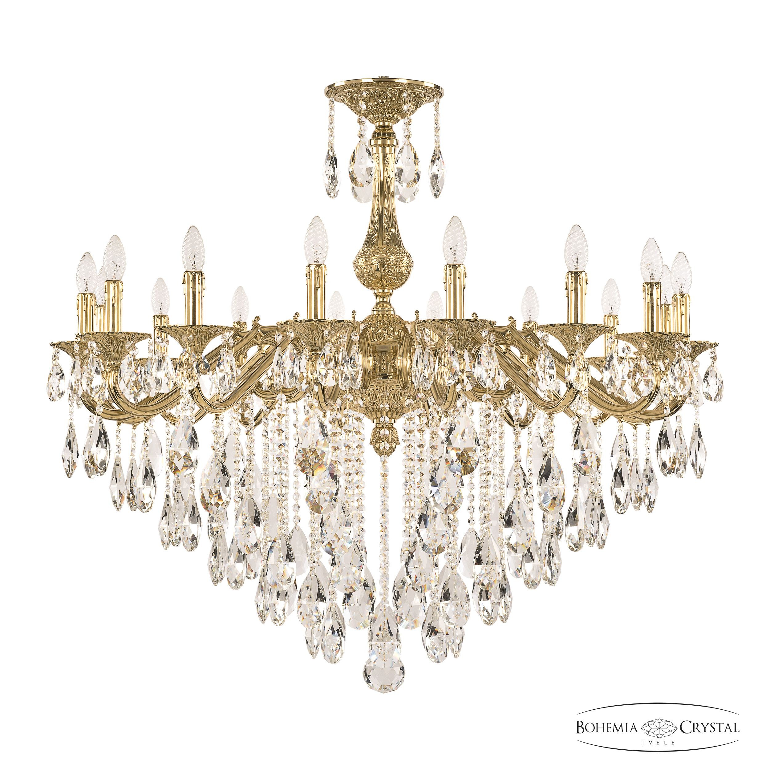 Подвесная хрустальная люстра 7202 Bohemia 72102/16/360 B G