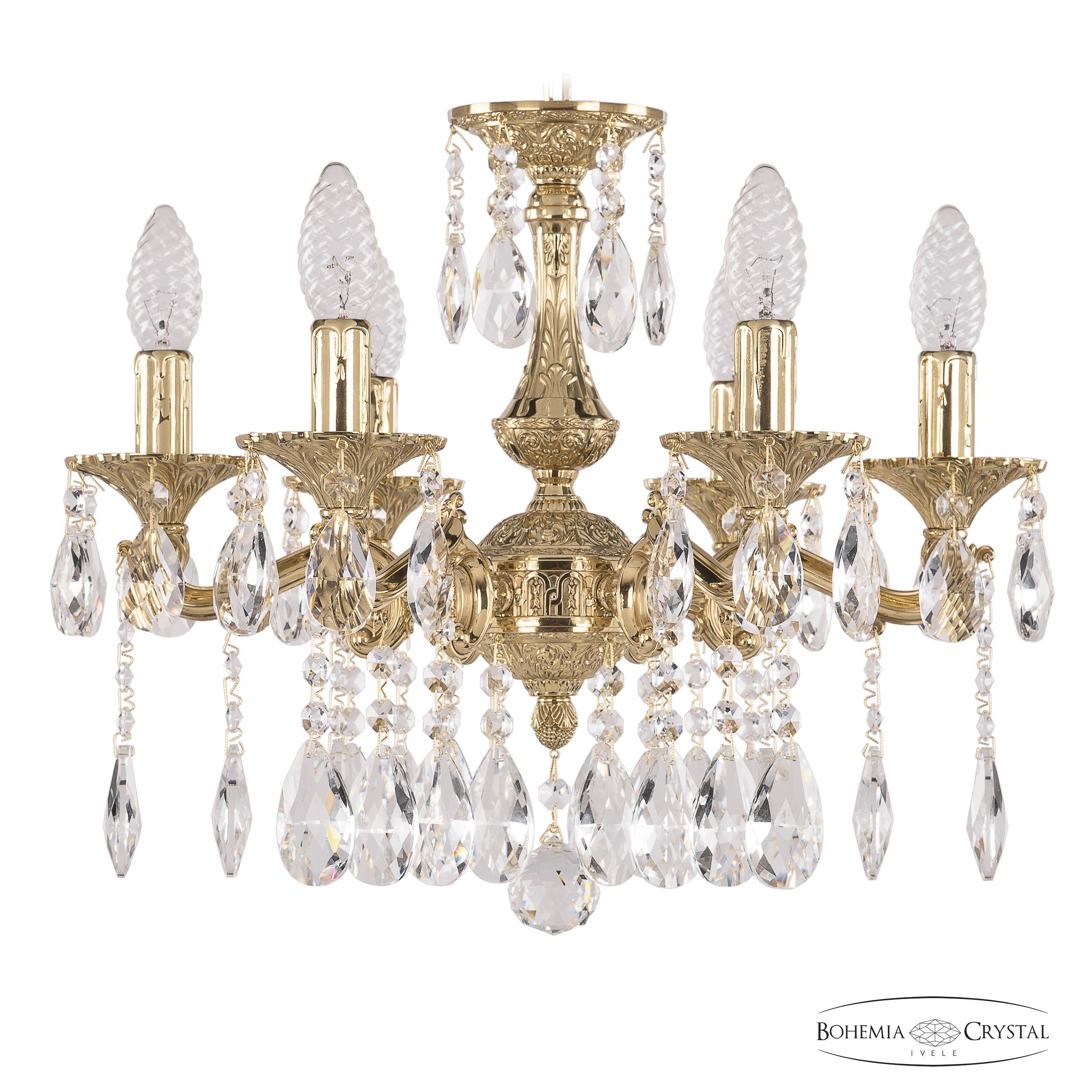 Подвесная хрустальная люстра 7202 Bohemia 72102/6/125 A G