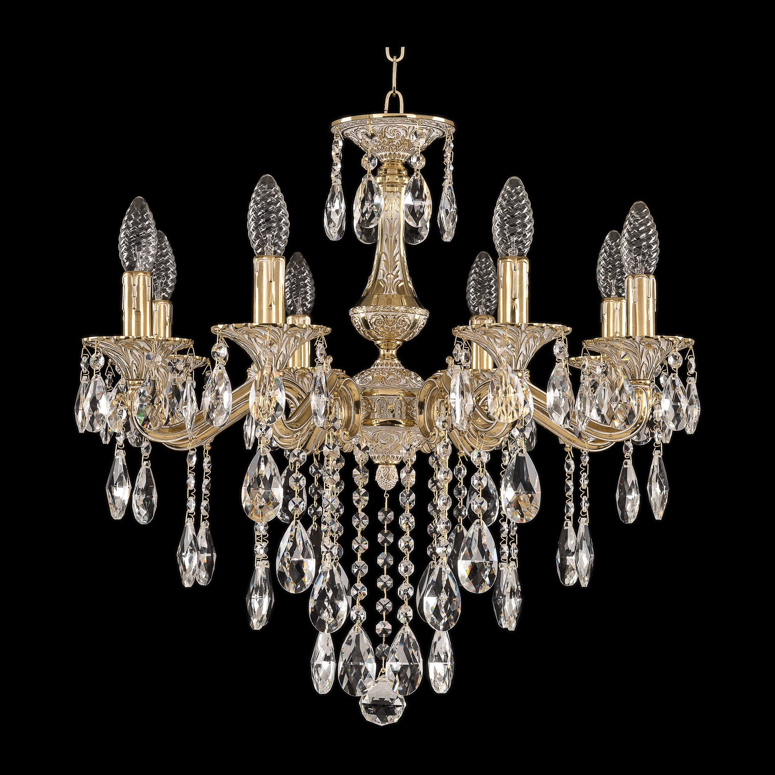 Подвесная хрустальная люстра 7202 Bohemia 72102/8/175 B GW