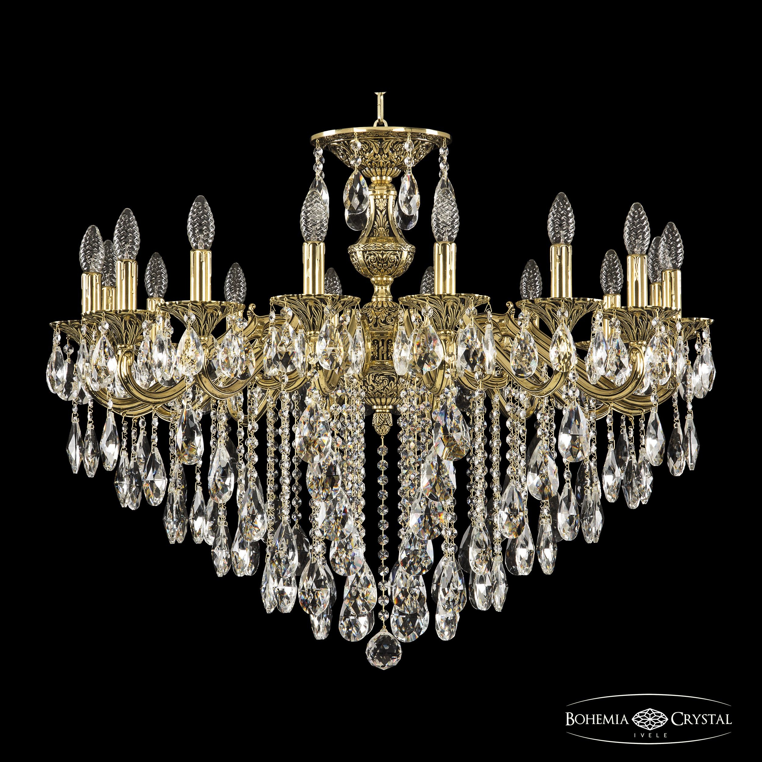 Подвесная хрустальная люстра 7202 Bohemia 72202/16/300 B GB