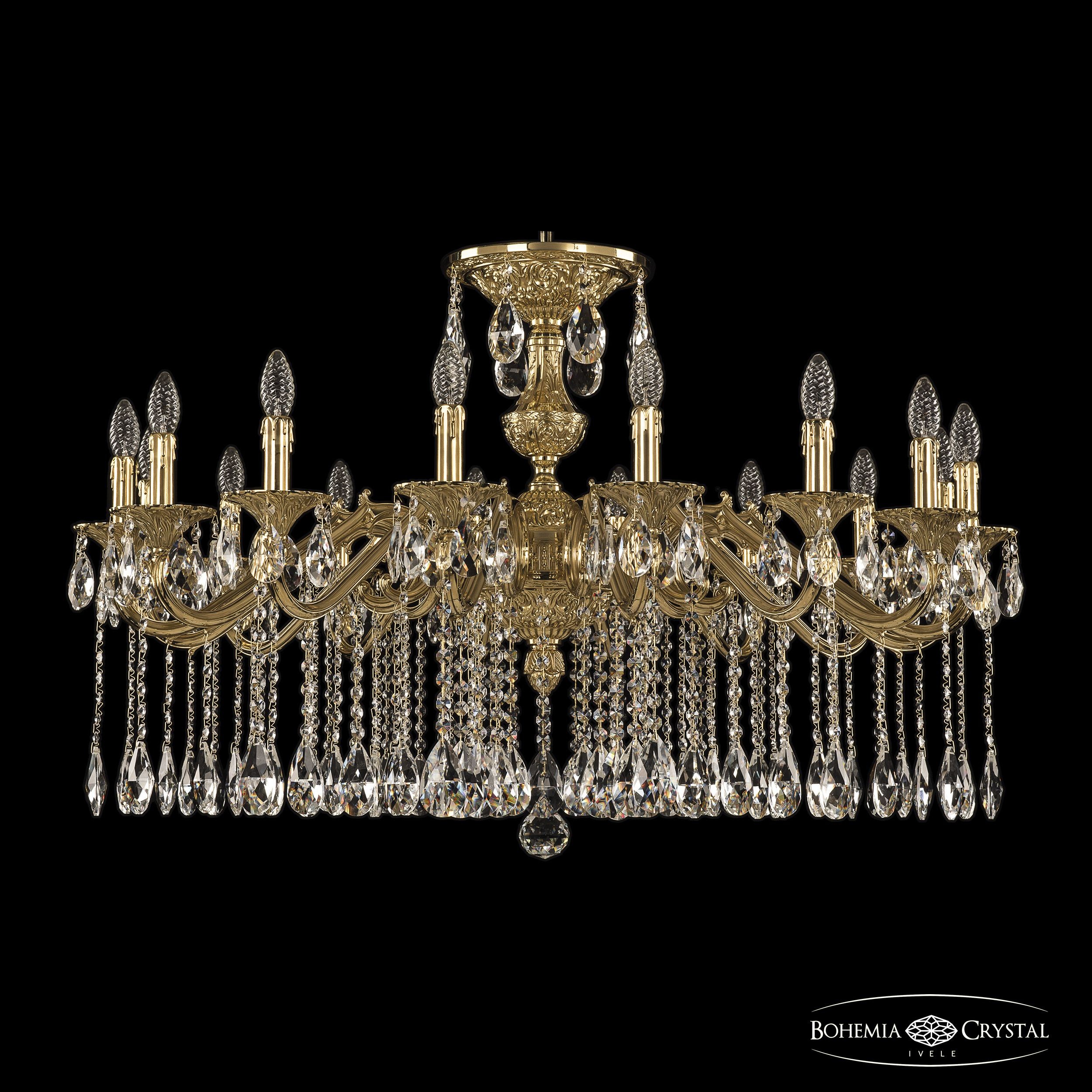 Подвесная хрустальная люстра 7202 Bohemia 72202/16/360 A G