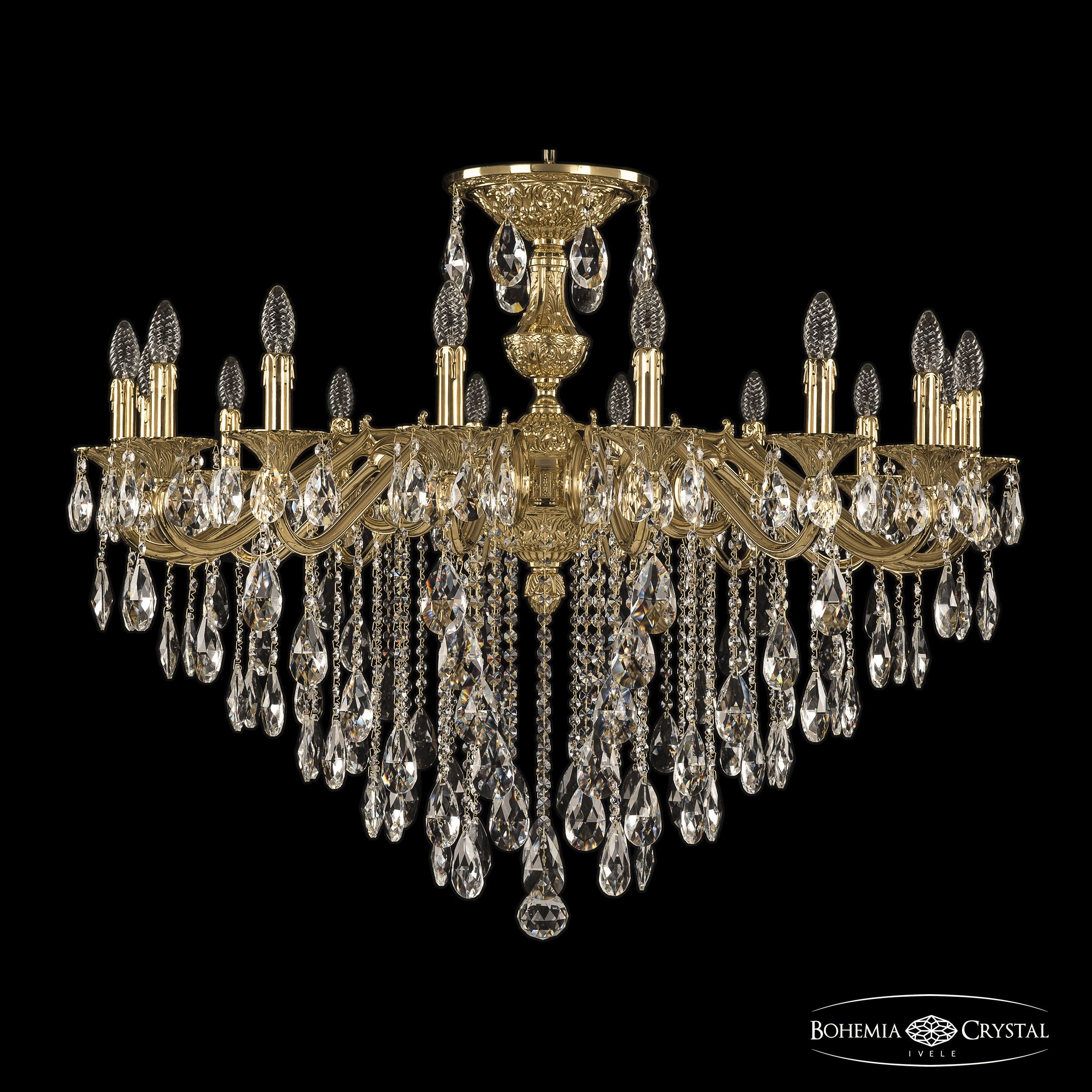 Подвесная хрустальная люстра 7202 Bohemia 72202/16/360 B G