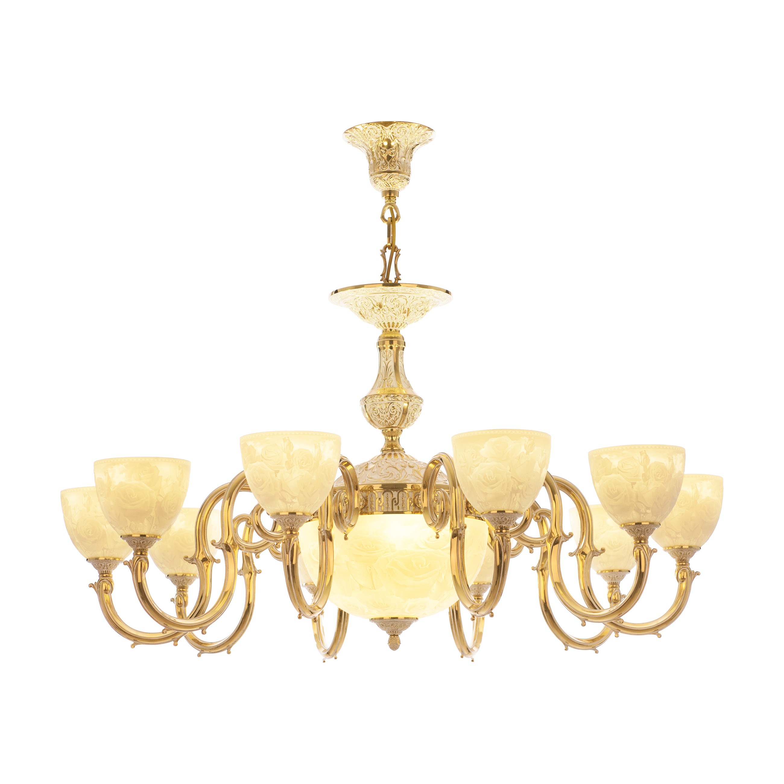 Подвесная люстра Bohemia 7203 72203P/10/300 G P1 U Rose