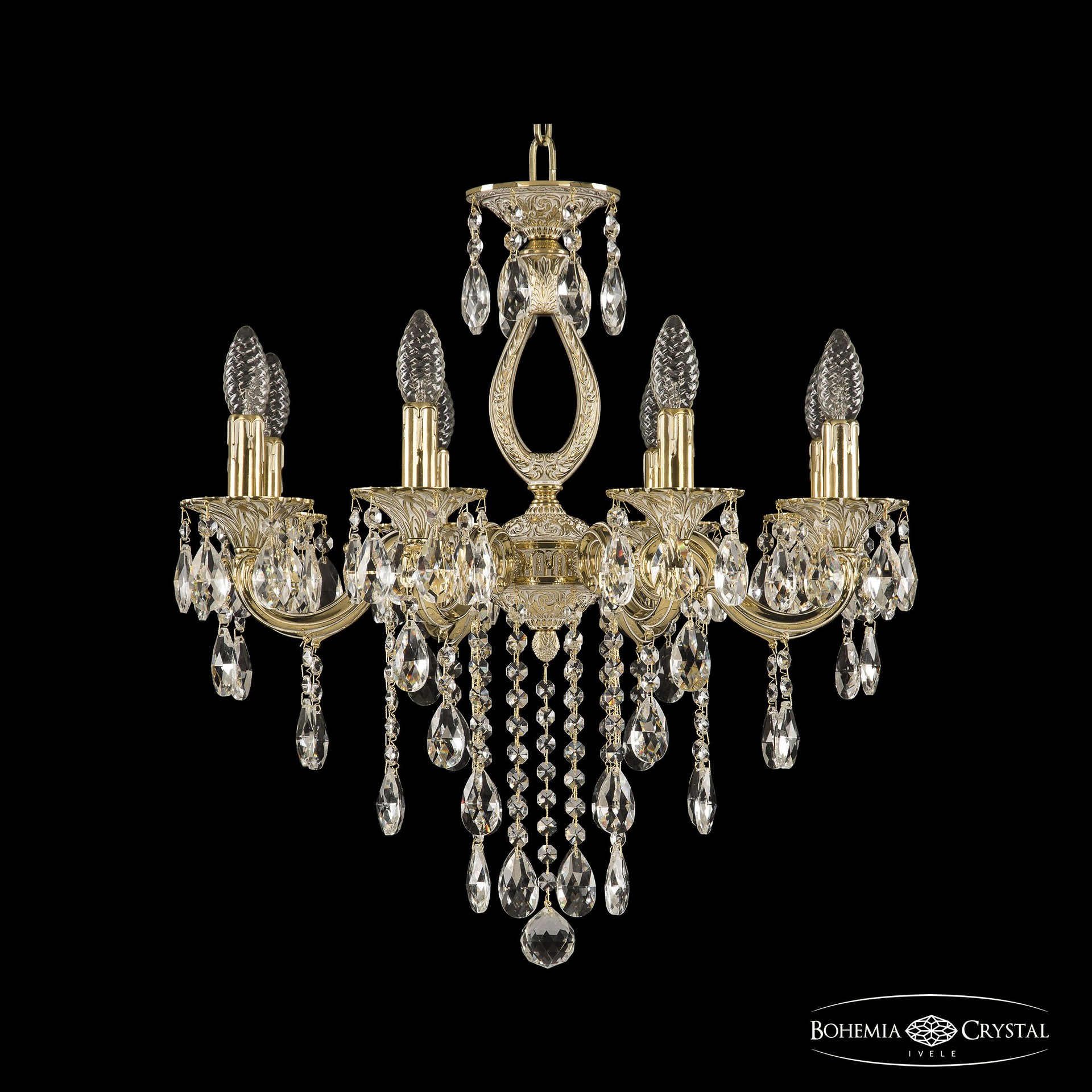Подвесная хрустальная люстра 7201 Bohemia 72301/8/175 B GW