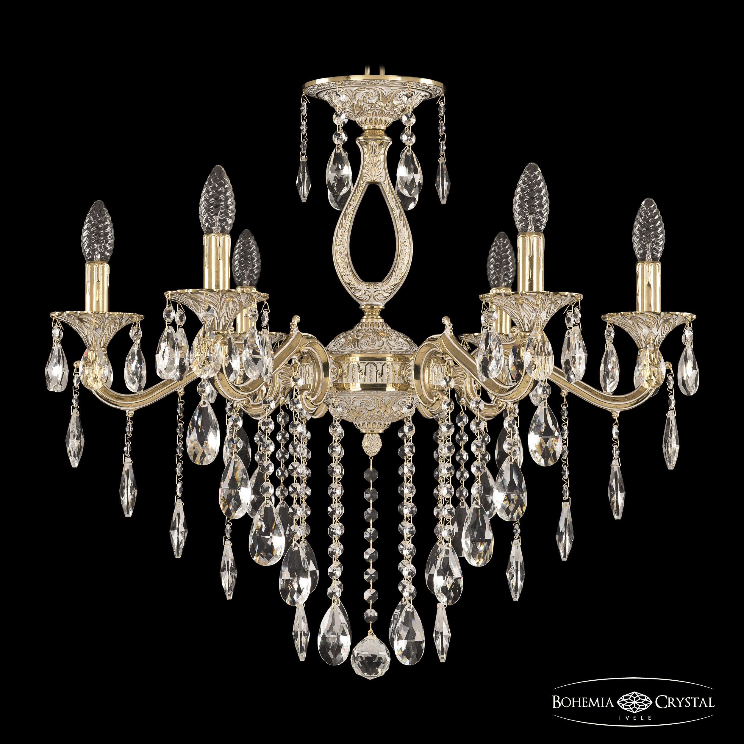 Подвесная хрустальная люстра 7202 Bohemia 72302/6/210 B GW