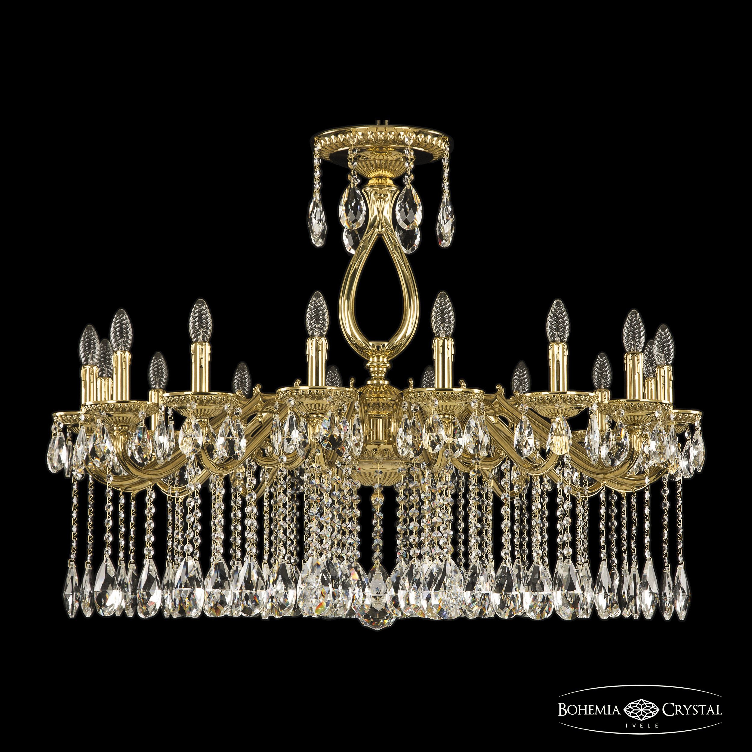 Подвесная хрустальная люстра 7502 Bohemia 75302/16/360 A G