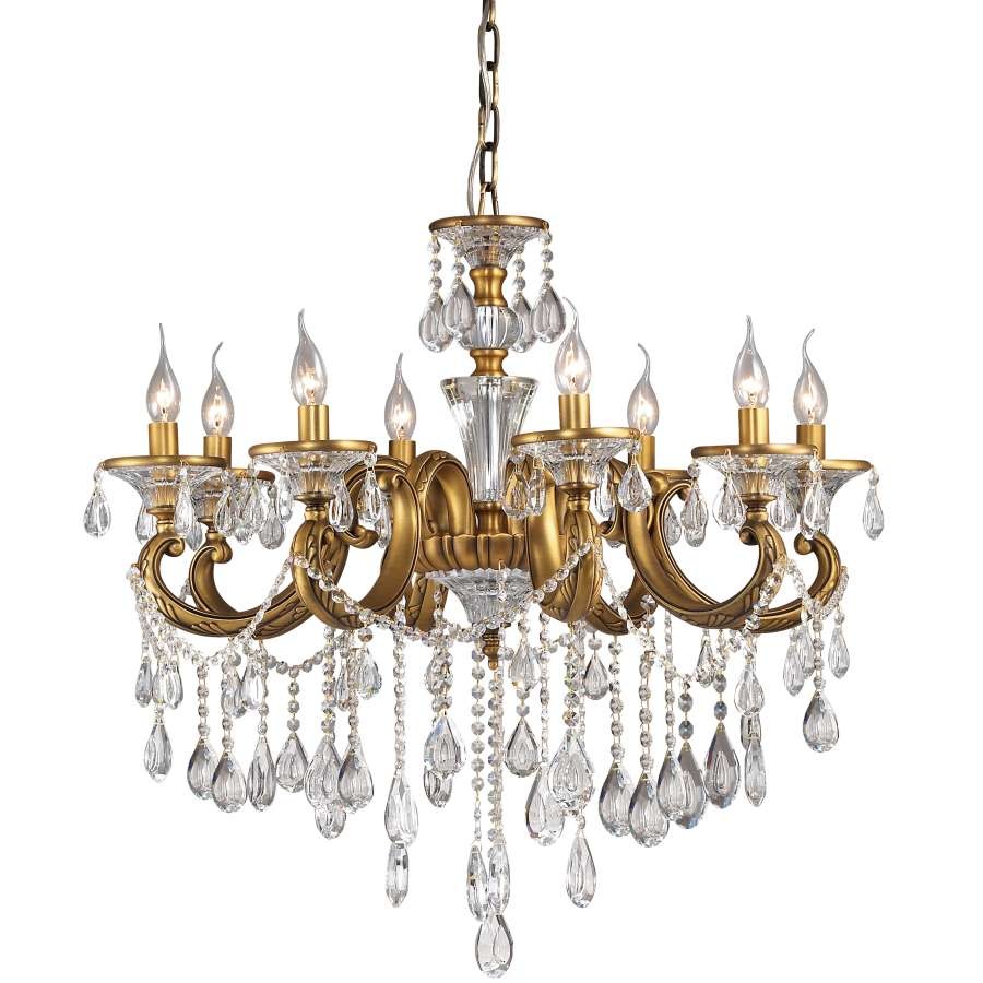 Подвесная хрустальная люстра Aviora Odeon Light 2454/8