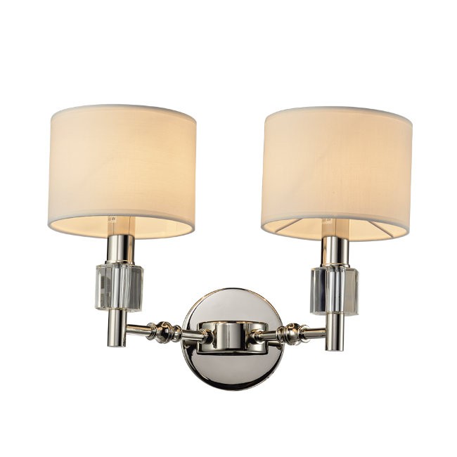 Настенное бра Lumien Hall Малье LH1053/2W-NK-WT