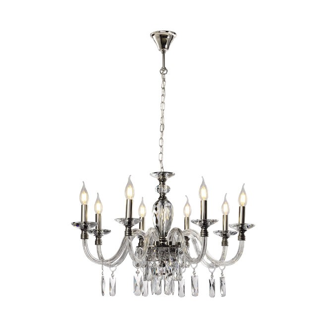 Подвесная люстра Lumien Hall Багерия LH2042/8H-NK-CL