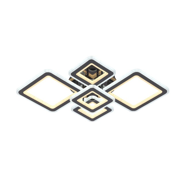 Потолочная люстра с пультом Лайонел Seven Fires SF7012/5CS-BKCR