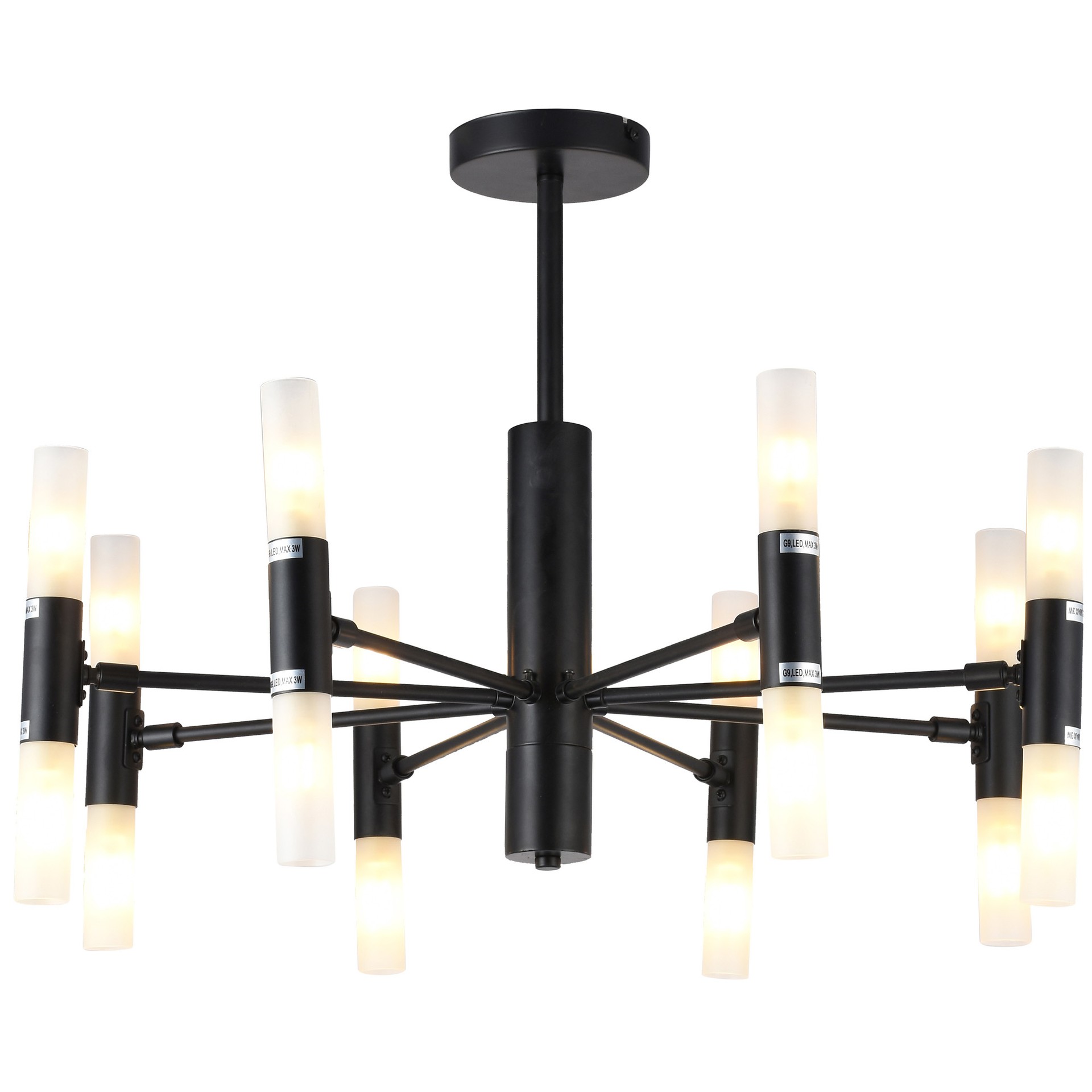 Потолочная люстра Toplight Jemimah TL1216D-08BL