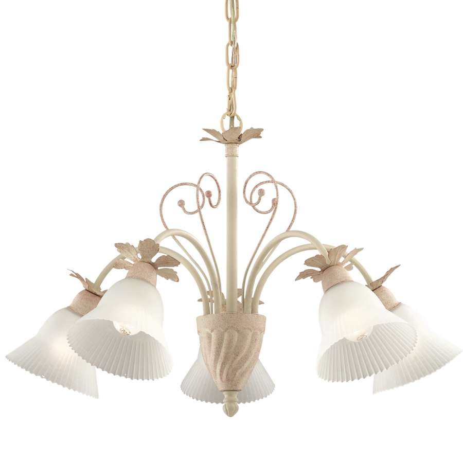 Люстра подвесная с цветочками Creola 2539/5 Odeon Light