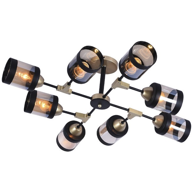 Потолочная люстра Seven Fires Паула SF3304/8C-CGD-MBK