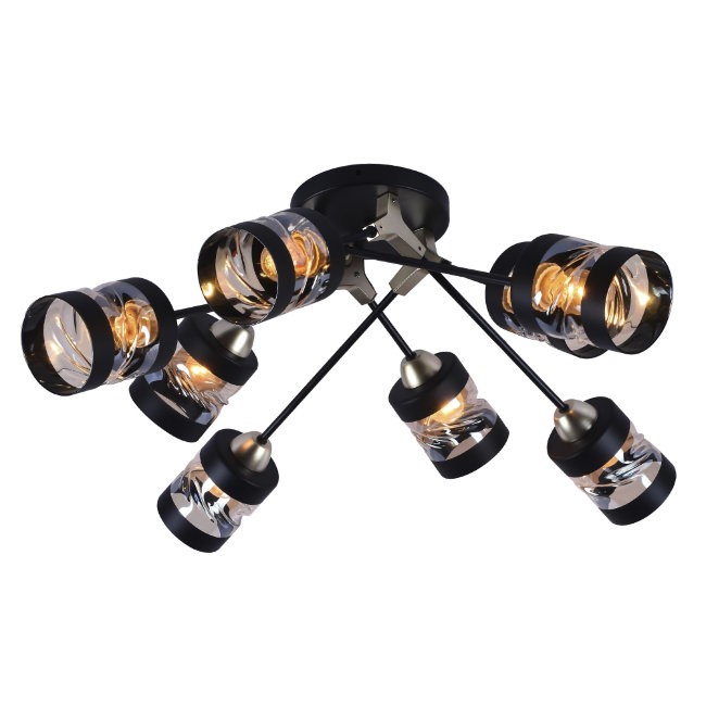 Потолочная люстра Seven Fires Регина SF3305/8C-MBK-CGD