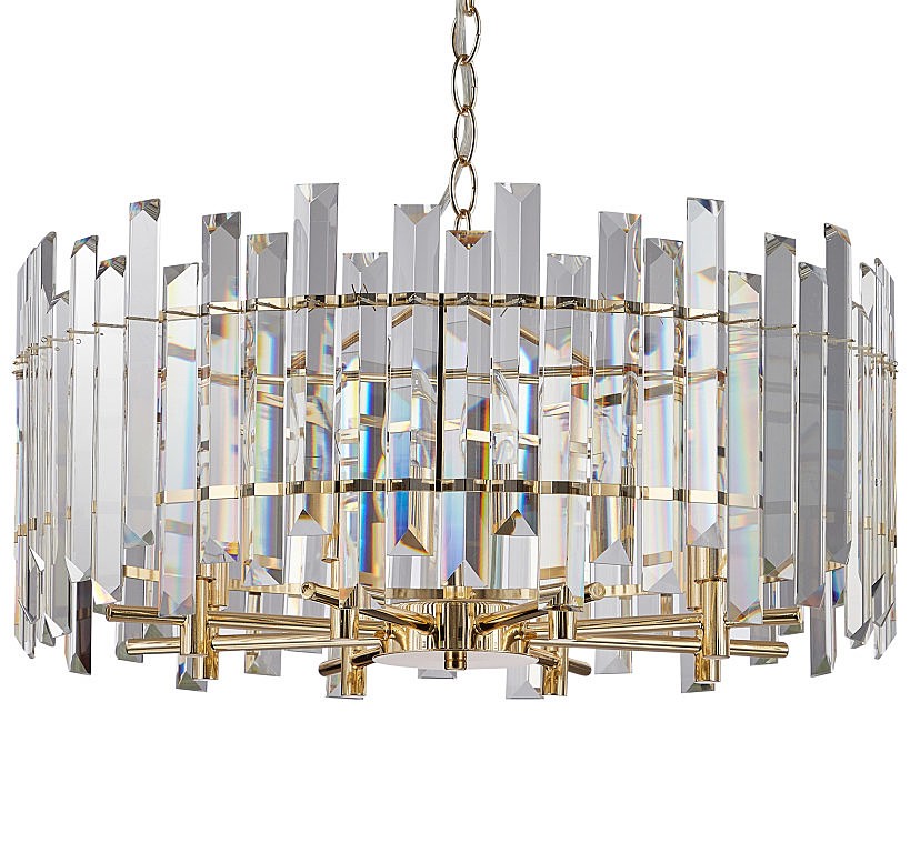 Подвесная хрустальная люстра Feeriya Stilfort 2114/03/08P