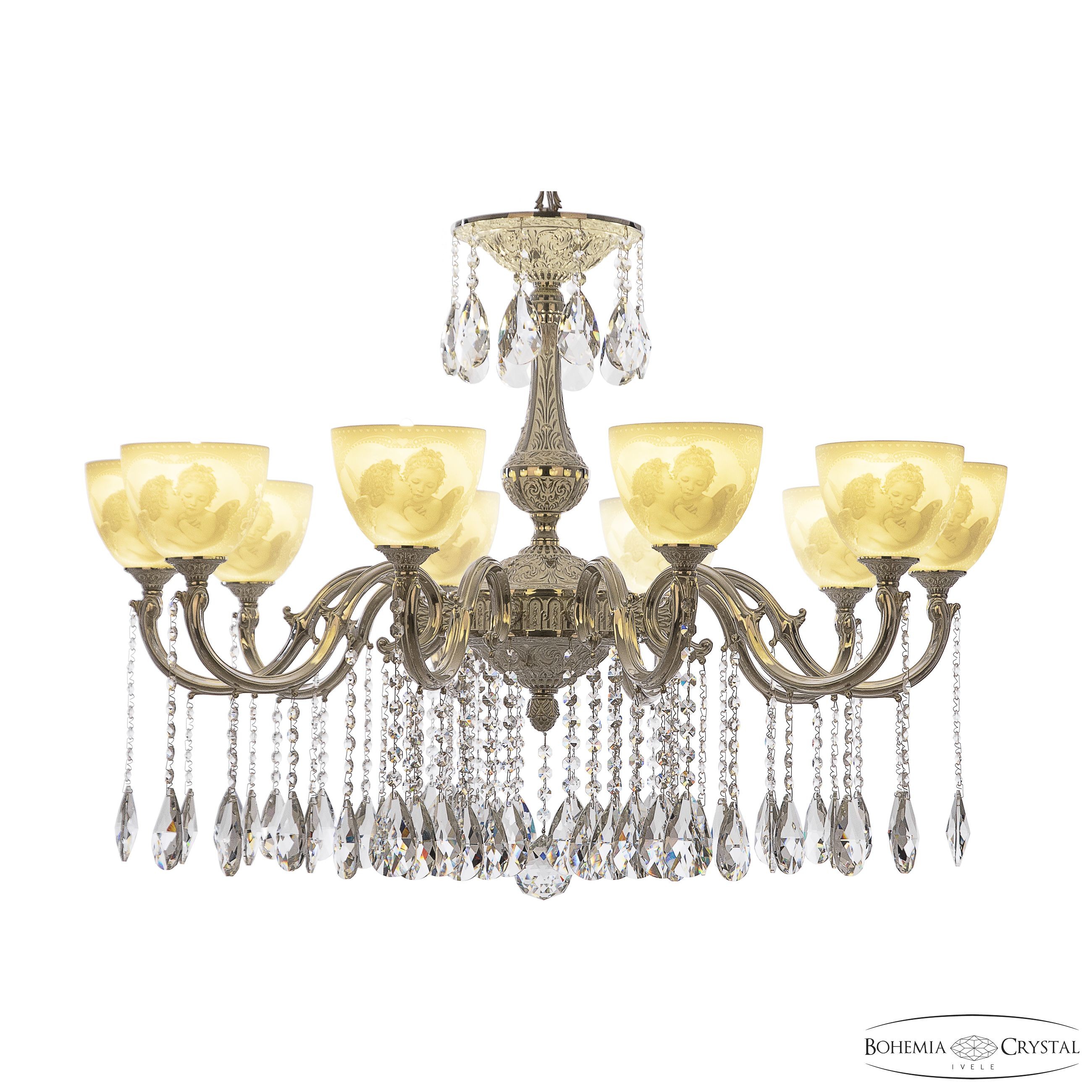 Подвесная хрустальная люстра Verona Bohemia 72101/10/300 A NW P1 U Angel