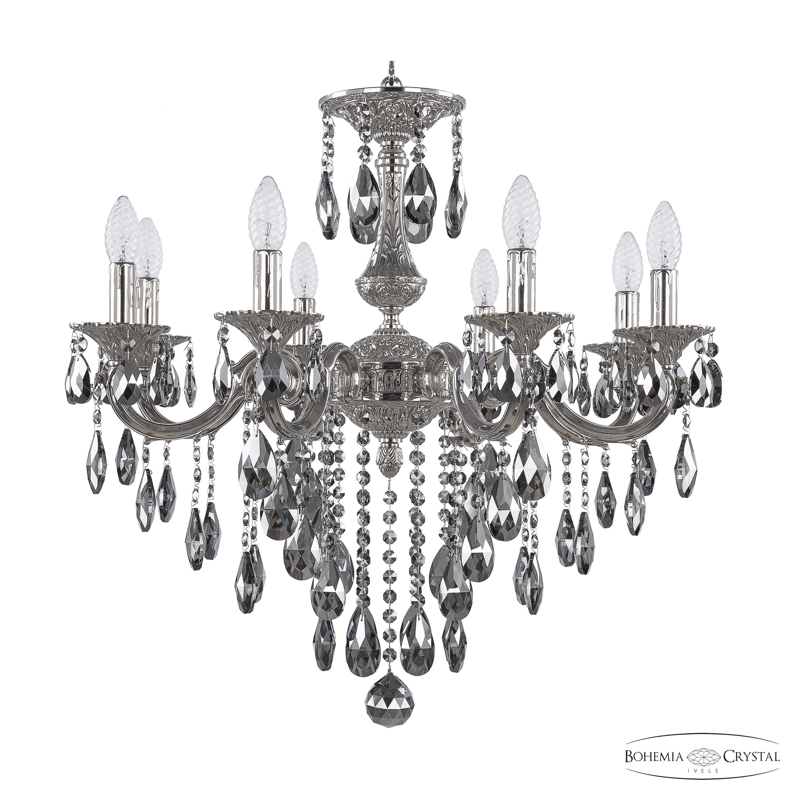 Подвесная хрустальная люстра Verona Bohemia 72101/8/210 B Ni R781