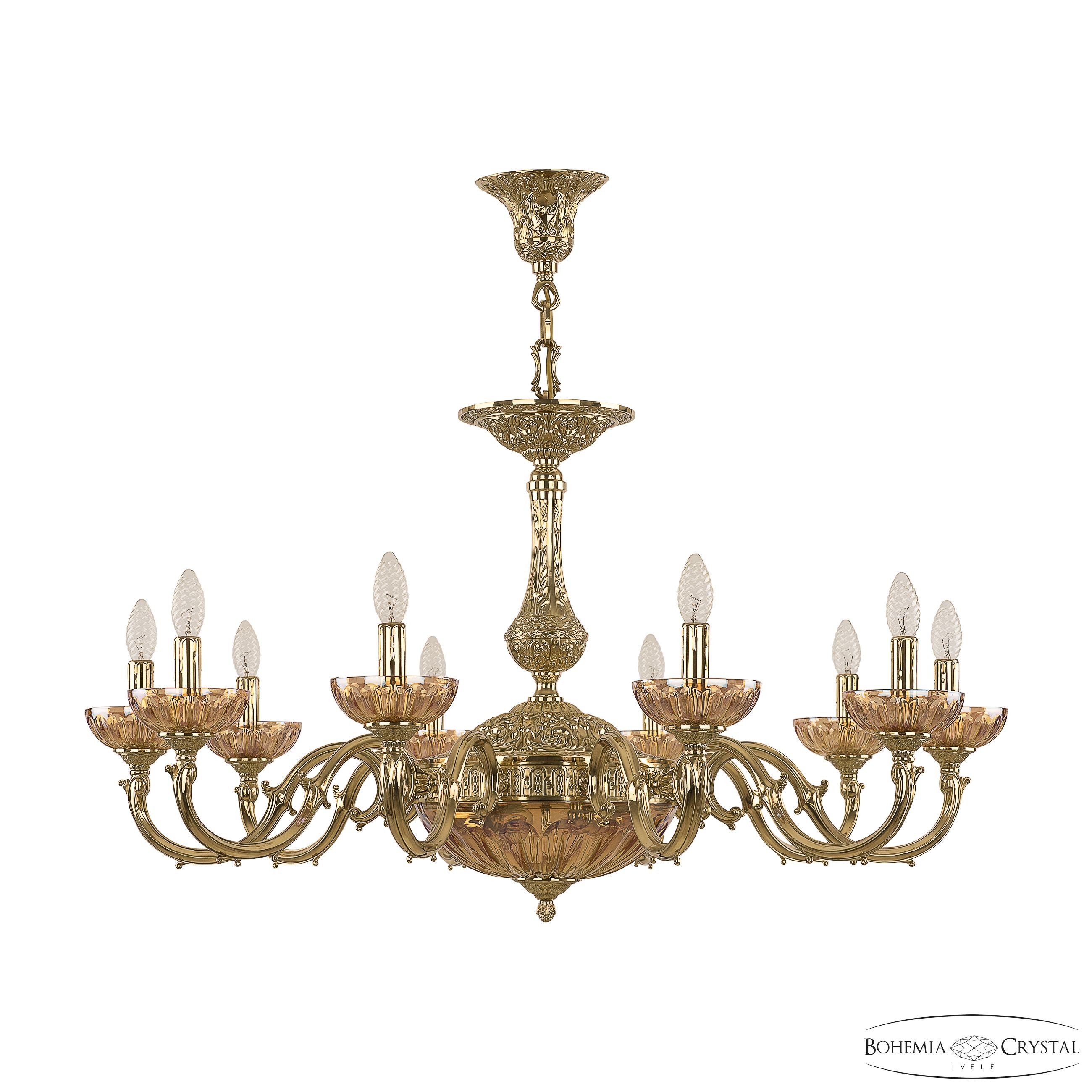 Подвесная люстра Bohemia Verona 72101P/10/300 G P Shampan/M-1H