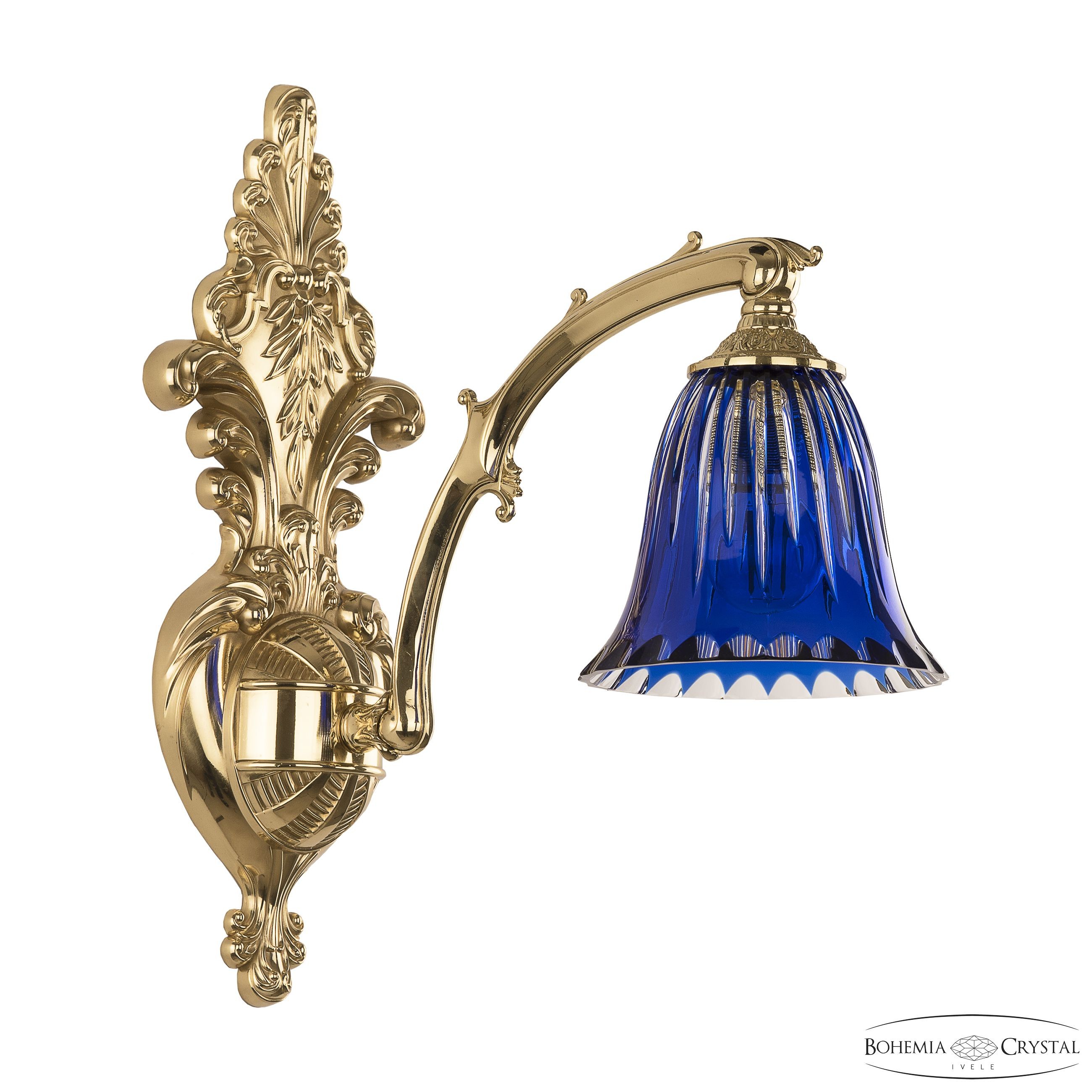 Настенное бра Bohemia Verona 7211B15/1/210 G P2 D Clear-Blue/H-1K